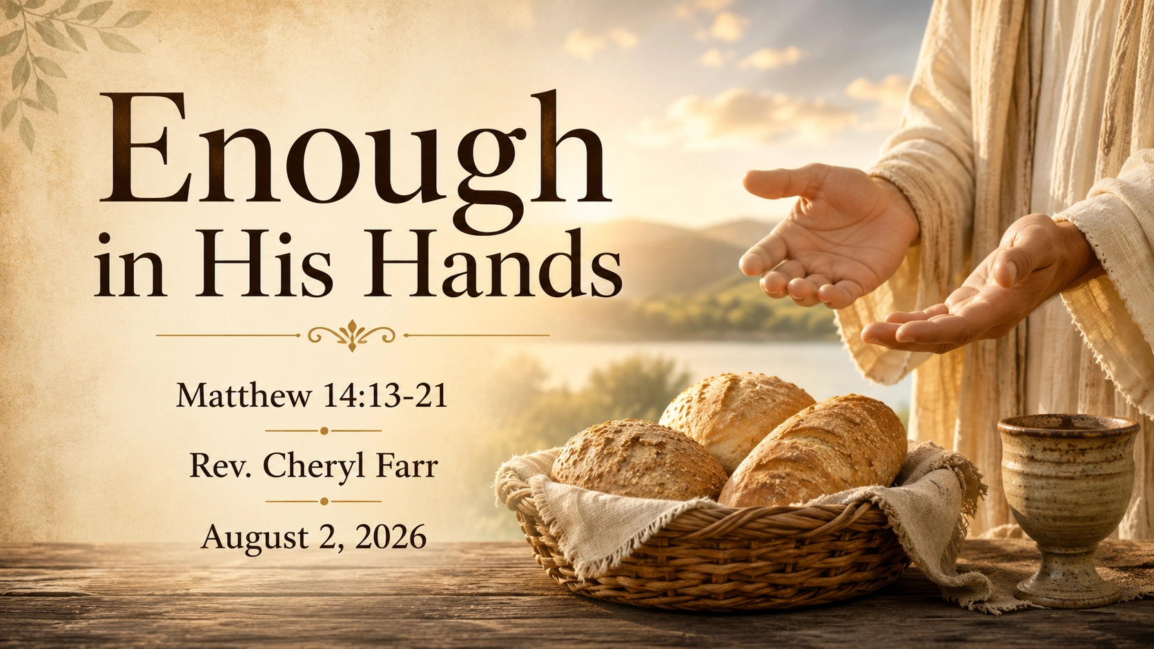 Enough in His Hands